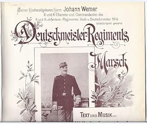 Seller image for Deutschmeister-Regiments-Marsch, Op. 6. for sale by Antiquariat Bcherstapel