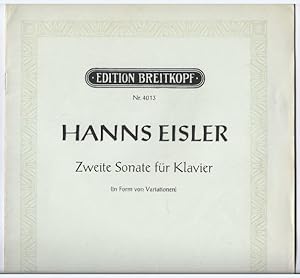 Bild des Verkufers fr Zweite Sonate fr Klavier (in Form von Variationen) op. 6 (= Edition Breitkopf, Nr. 4013). zum Verkauf von Antiquariat Bcherstapel