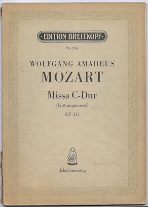 Seller image for Messe C-Dur (Krnungsmesse) KV 317 (= Edition Breitkopf, Nr. 2256). for sale by Antiquariat Bcherstapel