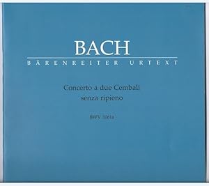 Immagine del venditore per Concerto a due Cembali senza ripieno BWV 1061a. BA 5245. Urtext. venduto da Antiquariat Bcherstapel