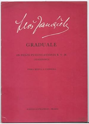 Bild des Verkufers fr Graduale in festo purificationis B. V. M. (suscepimus). Coro misto a cappella. zum Verkauf von Antiquariat Bcherstapel