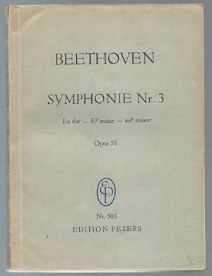 Bild des Verkufers fr Symphonie Nr. 3 Es-Dur Op. 55 (= Edition Peters Nr. 503). Taschenpartitur. zum Verkauf von Antiquariat Bcherstapel