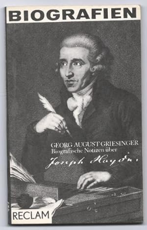 Bild des Verkufers fr Biographische Notizen ber Joseph Haydn (= Reclams Universal-Bibliothek, Band 629). zum Verkauf von Antiquariat Bcherstapel