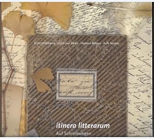 Bild des Verkufers fr itinera litterarum. Auf Schreibwegen mit Wilhelm von Humboldt. Eine Bildfolge mit 21 Assemblagen von Ruth Tesmar. zum Verkauf von Antiquariat Bcherstapel