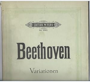 Imagen del vendedor de Variationen fr Klavier zu 2 Hnden. Band II (= Edition Peters, Nr. 298b). a la venta por Antiquariat Bcherstapel