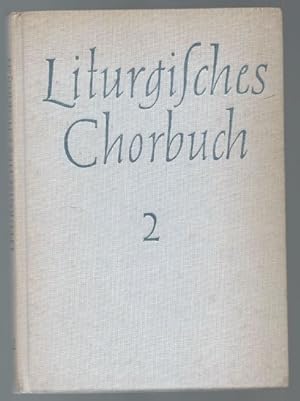 Bild des Verkufers fr Liturgisches Chorbuch, Teil 2. Psalmen, Bitt- und Lobgesnge fr drei gemischte Stimmen (= Edition Merseburger 352). zum Verkauf von Antiquariat Bcherstapel