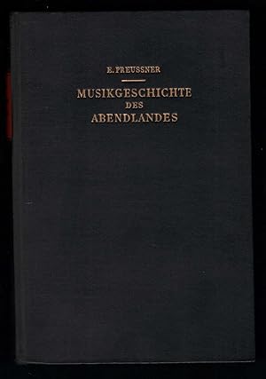 Seller image for Musikgeschichte des Abendlandes. Eine Besprechung fr den Musikliebhaber, 1. Bd. (= Orpheus-Bcher, Bd. 6/7). for sale by Antiquariat Bcherstapel