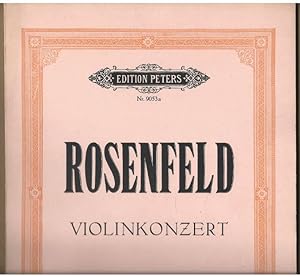 Bild des Verkufers fr Konzert fr Violine und Orchester (1963) (= Edition Peters, Nr. 9053a). Studienpartitur. zum Verkauf von Antiquariat Bcherstapel