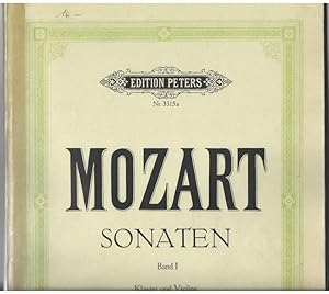 Bild des Verkufers fr Sonaten fr Klavier und Violine, Band 1 (= Edition Peters Nr. 3315a). zum Verkauf von Antiquariat Bcherstapel