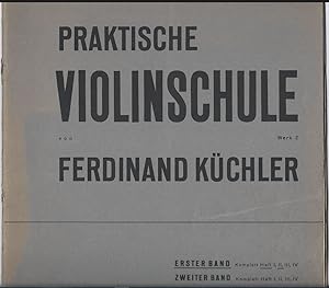 Imagen del vendedor de Praktische Violinschule, Werk 2. Erster Band, Heft II. a la venta por Antiquariat Bcherstapel