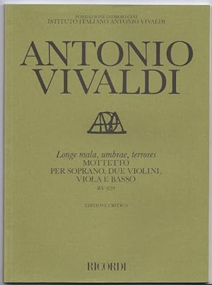 Seller image for Longe mala, umbrae, terrores. Motetto per Soprano, due Violini, Viola e Basso. RV 629 (= Edizione critica delle opere di Antonio Vivaldi). for sale by Antiquariat Bcherstapel