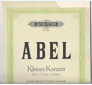 Bild des Verkufers fr Kleines Konzert Es-Dur fr Cembalo oder Klavier, 2 Violinen und Violoncello (= Edition Peters, Nr. 4409a). zum Verkauf von Antiquariat Bcherstapel