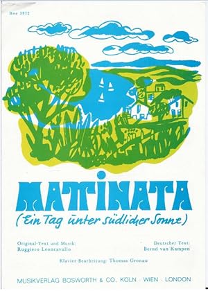 Seller image for Mattinata (Ein Tag unter sdlicher Sonne). for sale by Antiquariat Bcherstapel
