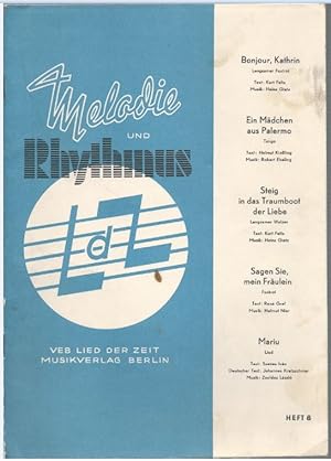 Seller image for Melodie und Rhythmus, Heft 8. for sale by Antiquariat Bcherstapel