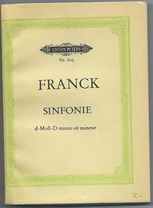 Bild des Verkufers fr Sinfonie d-Moll (= Edition Peters, Nr. 629). Taschenpartitur. zum Verkauf von Antiquariat Bcherstapel