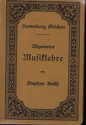 Bild des Verkufers fr Allgemeine Musiklehre (= Sammlung Gschen, Nr. 220). zum Verkauf von Antiquariat Bcherstapel