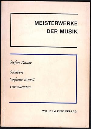 Bild des Verkufers fr Schubert. Sinfonie h-moll. Unvollendete (= Meisterwerke der Musik, Heft 1). zum Verkauf von Antiquariat Bcherstapel