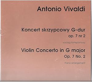 Bild des Verkufers fr Koncert skrzypcowy G-Dur / Violin concerto in G major op. 7 nr. 2 (PWM 5902). Wyciag fortepianowy / Piano arrangement. zum Verkauf von Antiquariat Bcherstapel