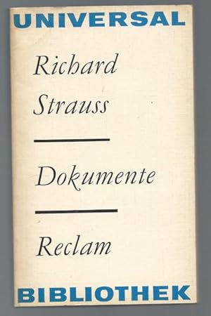 Imagen del vendedor de Dokumente. Aufstze, Aufzeichnungen, Vorworte, Reden, Briefe (= Reclams Universal-Bibliothek, Band 830). a la venta por Antiquariat Bcherstapel