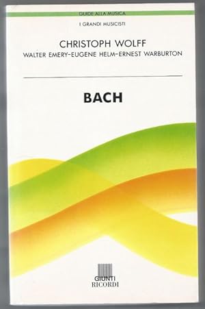 Bild des Verkufers fr Bach (= Guide alla Musica. I Grandi Musicisti). zum Verkauf von Antiquariat Bcherstapel