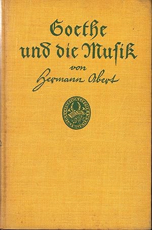 Imagen del vendedor de Goethe und die Musik (= Musikalische Volksbcher). a la venta por Antiquariat Bcherstapel