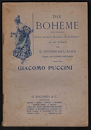 Seller image for Die Boheme [Textbuch]. for sale by Antiquariat Bcherstapel