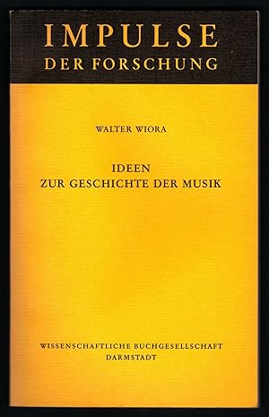 Bild des Verkufers fr Ideen zur Geschichte der Musik (= Impulse der Forschung, Bd. 31). zum Verkauf von Antiquariat Bcherstapel