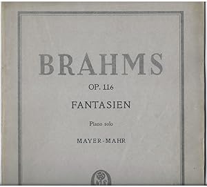 Seller image for Fantasien Op. 116 (= Klavierwerke. Edition Simrock, Nr. 619. Heft I/II). Piano solo. for sale by Antiquariat Bcherstapel