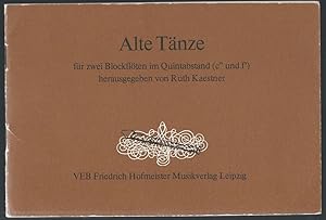 Imagen del vendedor de Alte Tnze fr zwei Blockflten im Quintabstand (c'039'039 und f'039). a la venta por Antiquariat Bcherstapel