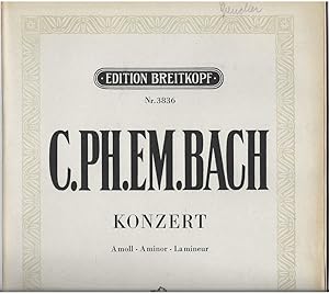 Bild des Verkufers fr Konzert a-Moll fr Violoncell und Pianoforte (= Hohe Schule des Violoncellspiels, Nr. 4. Edition Breitkopf, Nr. 3836). zum Verkauf von Antiquariat Bcherstapel