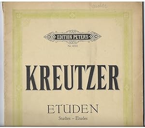 Seller image for 42 Etden (Capricen) fr Violine solo (= Edition Peters, Nr. 4310). for sale by Antiquariat Bcherstapel