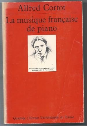 Bild des Verkufers fr La musique francaise de piano. zum Verkauf von Antiquariat Bcherstapel