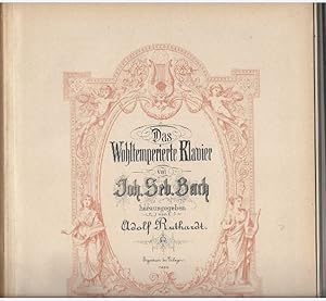 Imagen del vendedor de Das Wohltemperierte Klavier von Joh. Seb. Bach. Erster Teil [BWV 846-869] u. Zweiter Teil [BWV 870-893] (= Edition Peters). a la venta por Antiquariat Bcherstapel