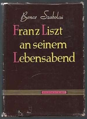 Bild des Verkufers fr Franz Liszt an seinem Lebensabend. zum Verkauf von Antiquariat Bcherstapel