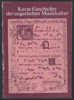 Seller image for Kurze Geschichte der ungarischen Musikkultur. for sale by Antiquariat Bcherstapel