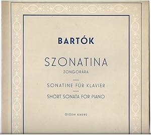 Bild des Verkufers fr Szonatina zongorara / Sonatine pour le piano / Short sonata for piano. zum Verkauf von Antiquariat Bcherstapel