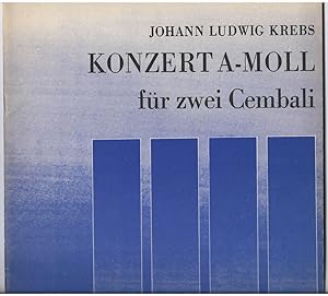 Bild des Verkufers fr Konzert a-Moll fr zwei Cembali (= DVfM 8102). zum Verkauf von Antiquariat Bcherstapel