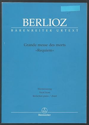 Bild des Verkufers fr Grande messe des morts "Requiem" [Op. 5] (= Brenreiter Urtext, BA 5449a). Klavierauszug / Vocal Score. zum Verkauf von Antiquariat Bcherstapel