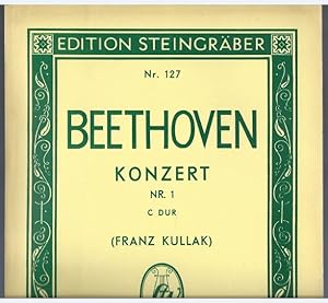 Bild des Verkufers fr Konzert Nr. 1 C-Dur fr Pianoforte, Op. 15 (= Edition Steingrber, Nr. 127). Neue Auflage. zum Verkauf von Antiquariat Bcherstapel