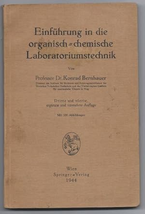 Bild des Verkufers fr Einfhrung in die organisch-chemische Laboratoriumstechnik. zum Verkauf von Antiquariat Bcherstapel
