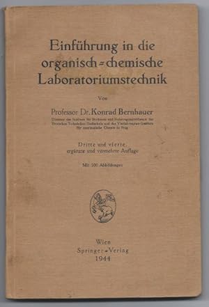 Image du vendeur pour Einfhrung in die organisch-chemische Laboratoriumstechnik. mis en vente par Antiquariat Bcherstapel