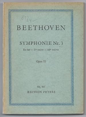 Bild des Verkufers fr Symphonie Nr. 3 Es-Dur Op. 55 (= Edition Peters Nr. 503). Taschenpartitur. zum Verkauf von Antiquariat Bcherstapel