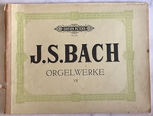 Imagen del vendedor de Orgelwerke VII (= Edition Peters, Nr. 246). a la venta por Antiquariat Bcherstapel