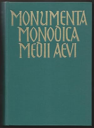 Imagen del vendedor de Alleluia-Melodien II ab 1100 (= Monumenta monodica medii aevi, Band VIII). a la venta por Antiquariat Bcherstapel