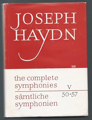 Image du vendeur pour Symphonien V (50 - 57) (= Joseph Haydn. Kritische Ausgabe smtlicher Symphonien / Critical edition of the complete symphonies. Philharmonia No. 593). Partitur. mis en vente par Antiquariat Bcherstapel