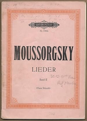 Bild des Verkufers fr Lieder fr Singstimme und Klavier. Band II: 7 Lieder (= Edition Peters, Nr. 3394b). zum Verkauf von Antiquariat Bcherstapel