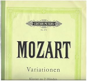 Seller image for Variationen fr Klavier zu 2 Hnden (= Edition Peters, Nr. 273). for sale by Antiquariat Bcherstapel