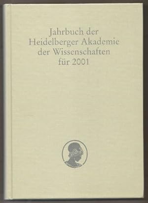 Bild des Verkufers fr Jahrbuch der Heidelberger Akademie der Wissenschaften fr 2001. zum Verkauf von Antiquariat Bcherstapel