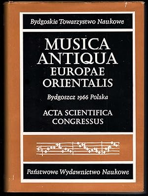 Image du vendeur pour Musica Antiqua Europae Orientalis. Bydgoszcz 1966 Polska (= Acta Scientifica Congressus, Bd. I). mis en vente par Antiquariat Bcherstapel
