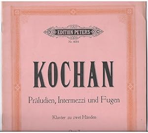 Immagine del venditore per Prludien, Intermezzi und Fugen Op. 7 (= Edition Peters, Nr. 4684). Klavier zu 2 Hnden. venduto da Antiquariat Bcherstapel